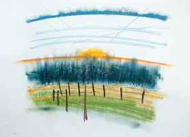 Pastelle aus Darney in Frankreich