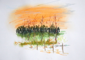 Pastelle aus Darney in Frankreich