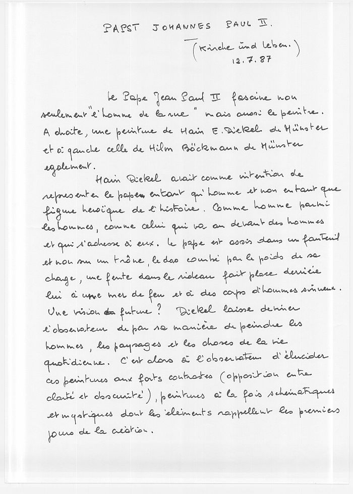 Niedergeschrieben von Dr. Claude Maurin