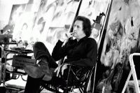 Hain Eric Diekel in seinem Atelier