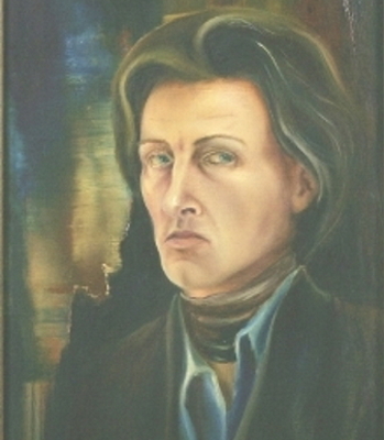 Selbstporträt Hain Eric Diekel 1982