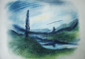 Pastell von Hain Eric Diekel